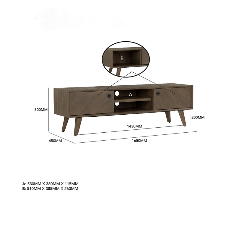 Rio TV Cabinet-1.65m