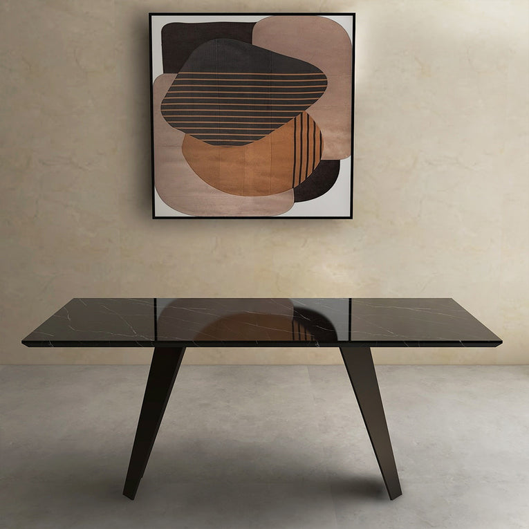 Wedge Marble Dining Table