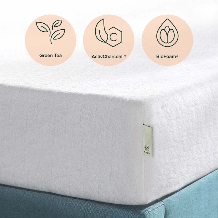 Zinus 6" Green Tea Memory Foam Mattress