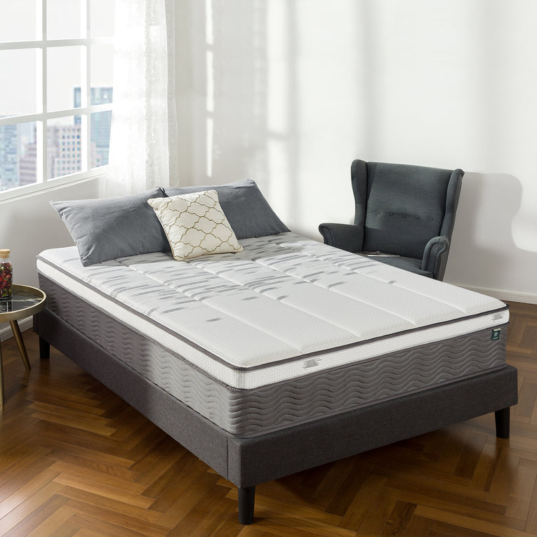 Zinus 13" iCoil Box Top Memory Foam Spring Mattress