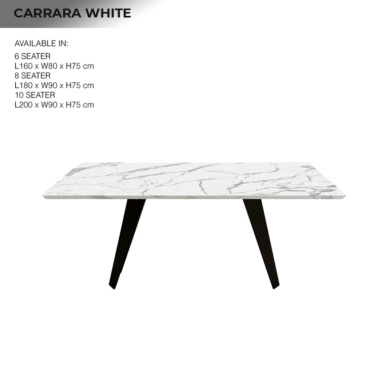 Wedge Marble Dining Table