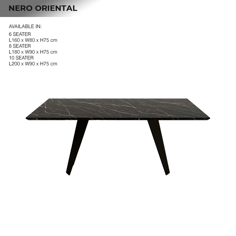 Wedge Marble Dining Table